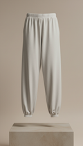 Organic Cotton Trousers in Porcelain